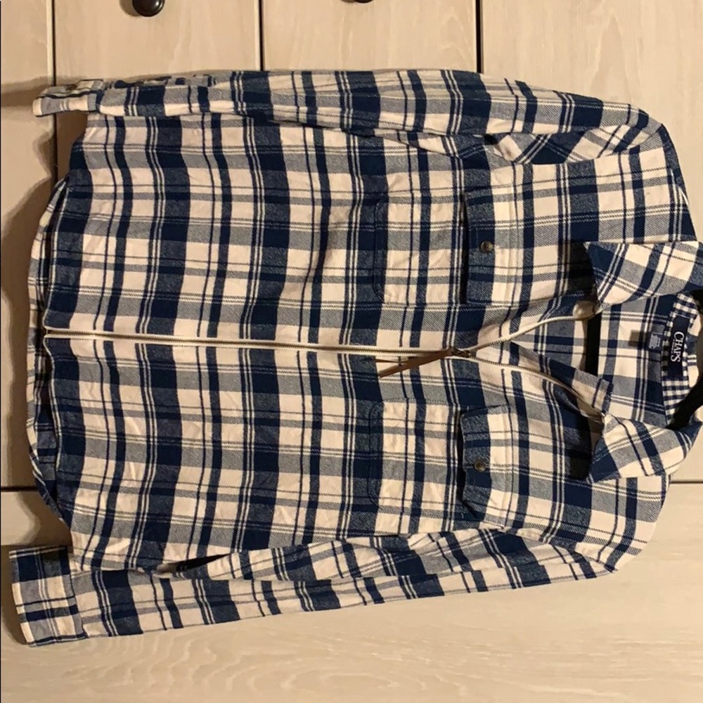 Chaps Women’s Zip-Up Flannel